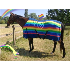 Rainbow fleece